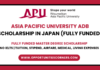 Asia Pacific University ADB Scholarship