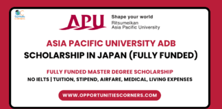 Asia Pacific University ADB Scholarship