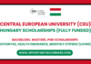 Central European University Scholarship