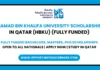 Hamad Bin Khalifa University Scholarship 2025
