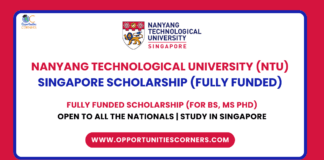 NTU Singapore Scholarship