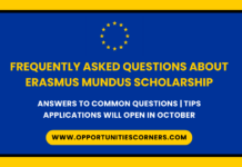 Frequently Asked Questions About Erasmus Mundus Scholarship Frequently Asked Questions About Erasmus Mundus Scholarship