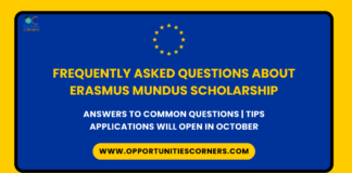 Frequently Asked Questions About Erasmus Mundus Scholarship