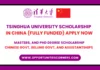 Tsinghua University Scholarship 2026