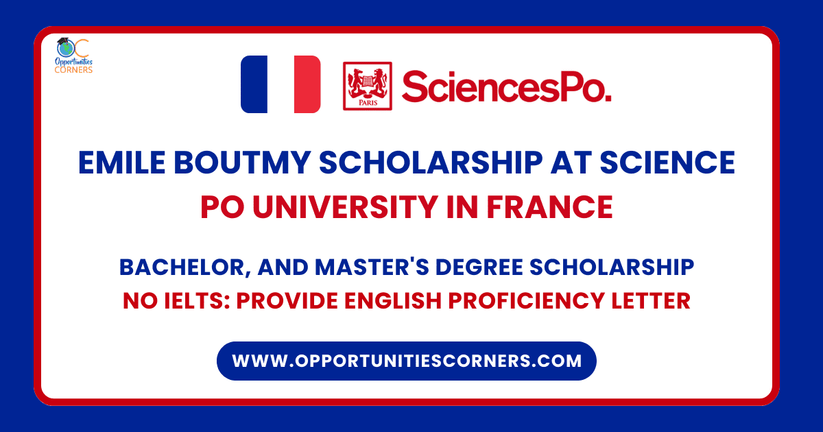 Emile Boutmy Scholarship 2025