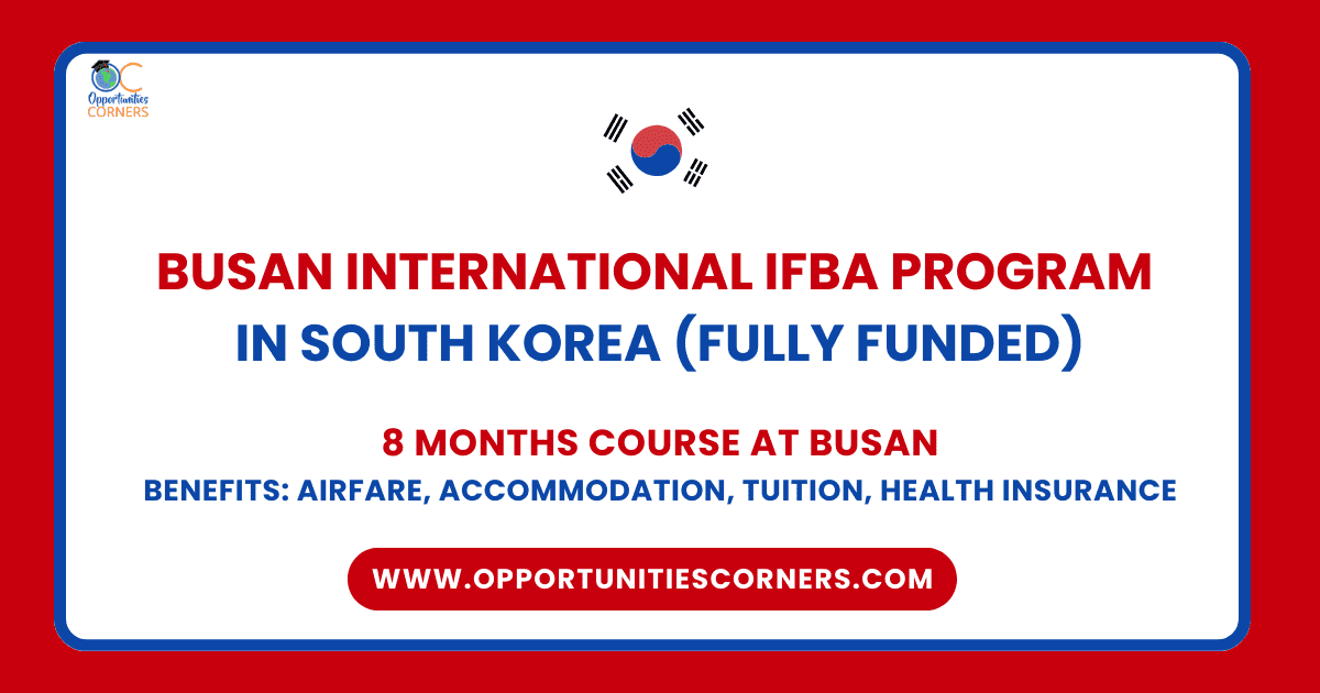 2025 Busan International IFBA Program, South Korea (Fully Funded)