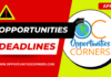 Opportunities With a Deadline in JANUARY 2025