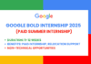 Google BOLD Internship Program