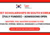 UST South Korea Scholarship