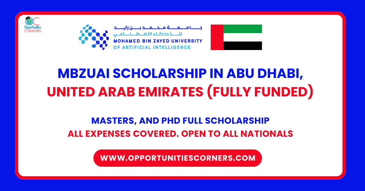 2026 MBZUAI Scholarship