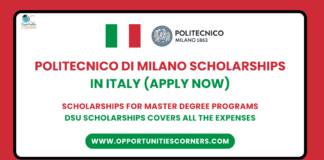 Politecnico di Milano Scholarships 2025