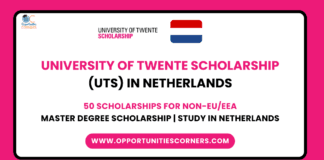 University of Twente Scholarship 2026