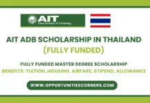 2026 AIT ADB Scholarship