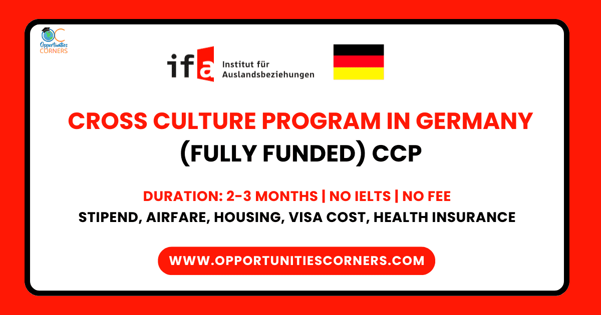 CrossCulture Program 2026 in Germany (Fully Funded) CCP 2026 CrossCulture Program 2026 in Germany