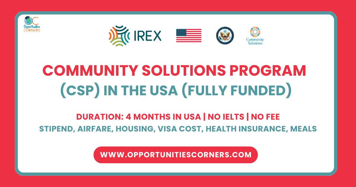 Community Solutions Program 2025