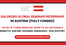 Salzburg Global Seminar Internship 2025