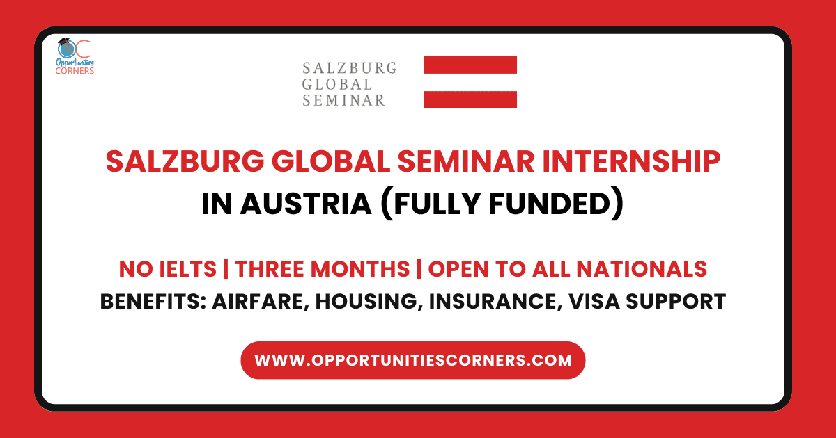 Salzburg Global Seminar Internship 2025