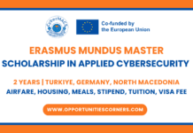 Erasmus Mundus CYBERMACS Scholarship 2026/28 (Fully Funded) Erasmus Mundus CYBERMACS Scholarship
