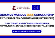 Erasmus Mundus EMLE Scholarship
