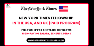 New York Times Fellowship 2026