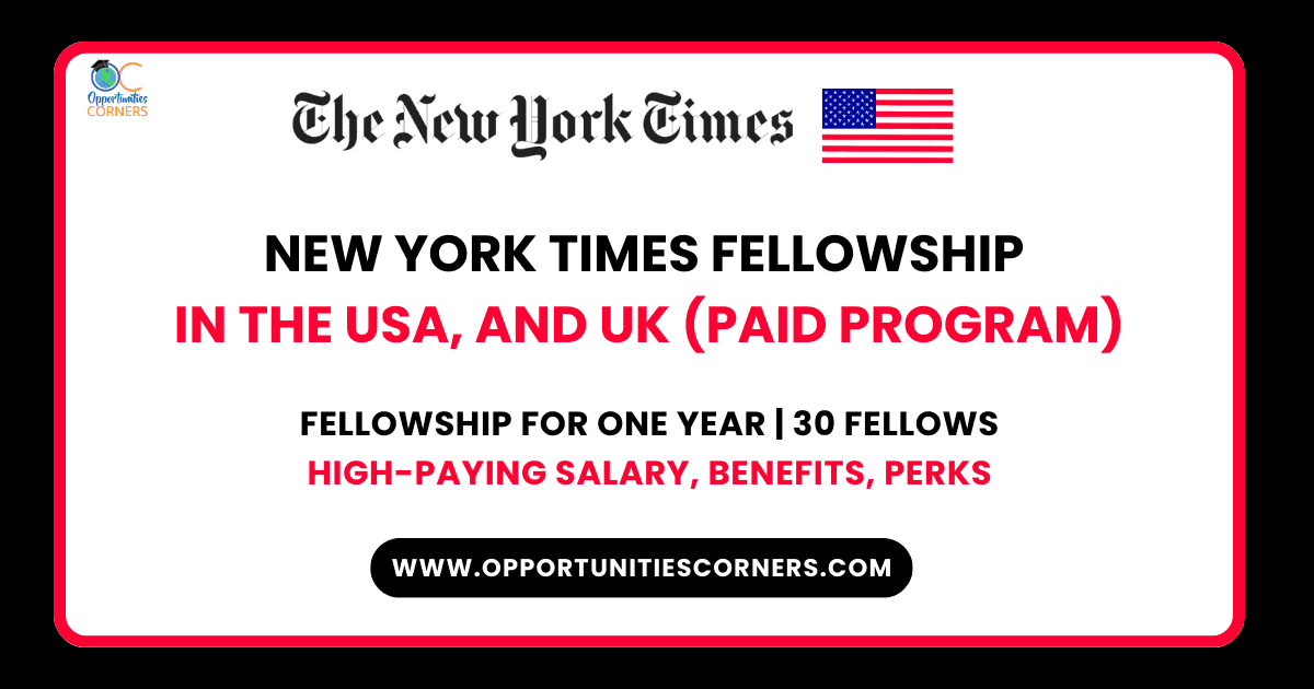 New York Times Fellowship 2025