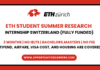 ETH Student Summer Research Fellowship