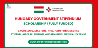 Hungary Government Stipendium Scholarship