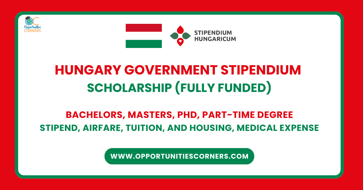 Stipendium Hungaricum Scholarship 2026 (Fully Funded)