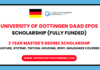 University of Gottingen DAAD EPOS Scholarship