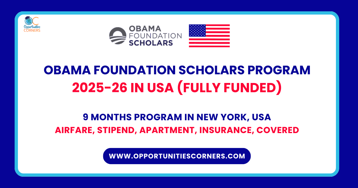 Obama Foundation Scholars Program