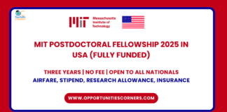 MIT Postdoctoral Fellowship