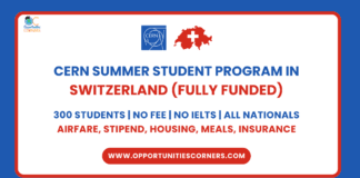 CERN Summer Student Program 2025