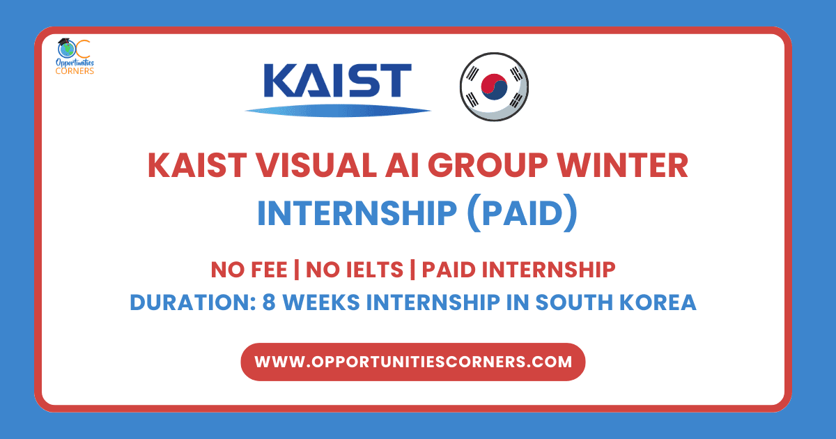 KAIST Visual AI Group Winter Internship 2024 (PAID)