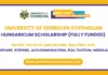 UD Stipendium Hungaricum Scholarship