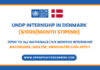 UNDP Internship 2026 in Denmark