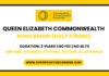 Queen Elizabeth Commonwealth Scholarship