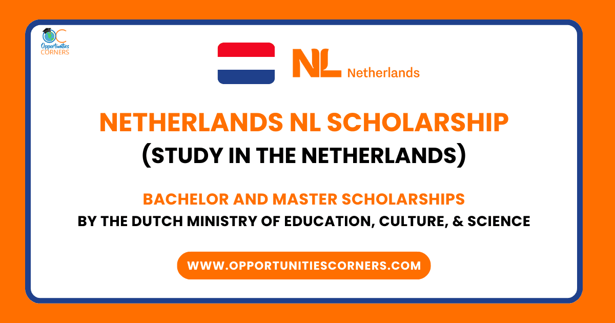 Netherlands NL Scholarship 2026/27 (Study in Netherlands)