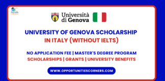 University of Genova Scholarship