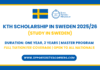 KTH Scholarship in Sweden
