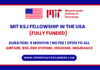 MIT KSJ Fellowship 2025/26