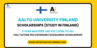 Aalto University Finland Scholarships