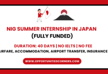 NIG Summer Internship 2026