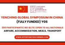 Yenching Global Symposium 2026