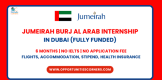 Jumeirah Burj Al Arab Internship