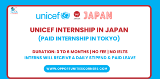 UNICEF Internship in Japan 2025