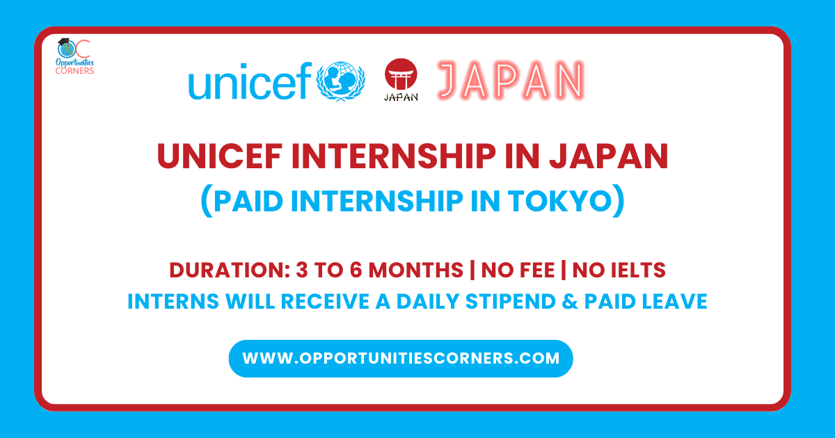 UNICEF Internship in Japan 2025