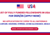 List of Fully Funded Fellowships in USA