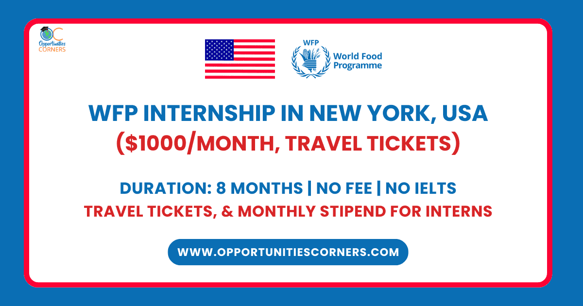 WFP Internship 2025 in New York