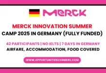 Merck Innovation Cup Summer Camp 2026 in Germany (Fully Funded)
