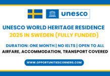 UNESCO World Heritage Residence Scholarship
